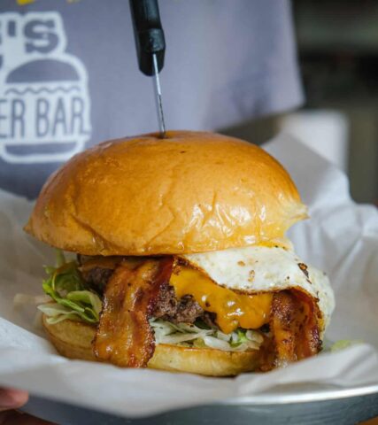 Jc's burger bar in san diego, california.